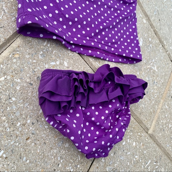 Purple Polka Dot Tankini - Picture 8 of 10
